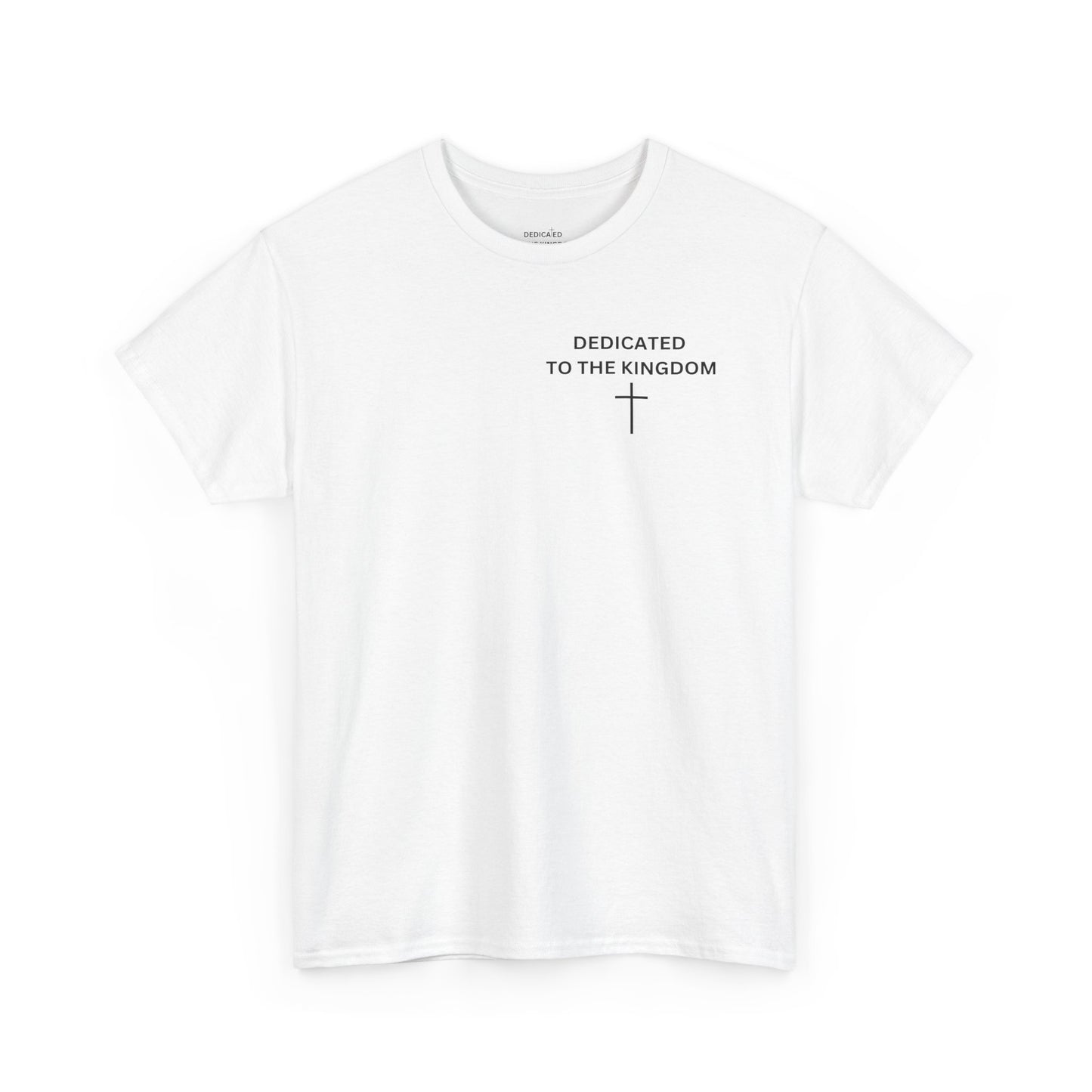 Dedicated to the Kingdom Small Print Tee (White)