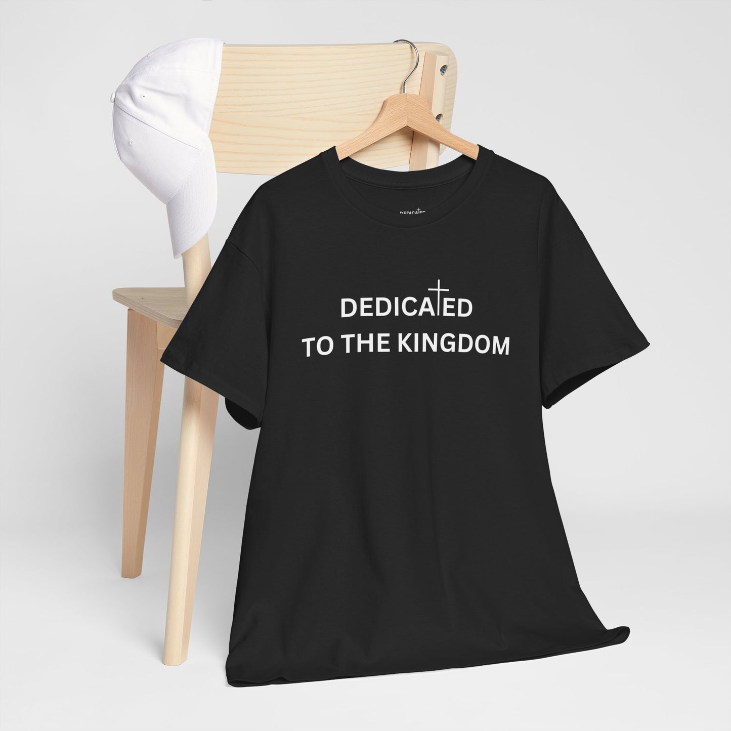 Black Dedicated to the Kingdom Tee (Luke 17:21)