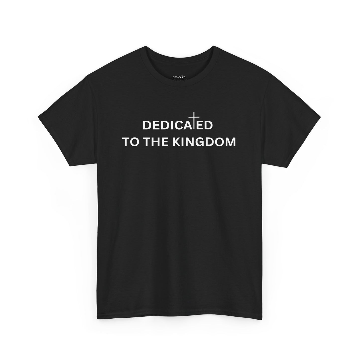 Black Dedicated to the Kingdom Tee (Luke 17:21)