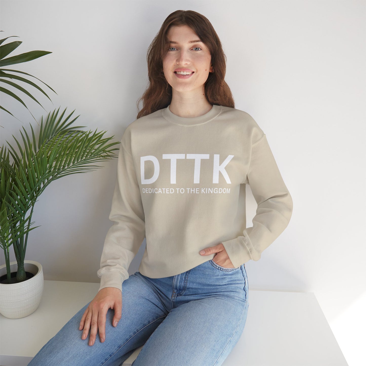 Sand DTTK (Dedicated to the Kingdom) Crewneck