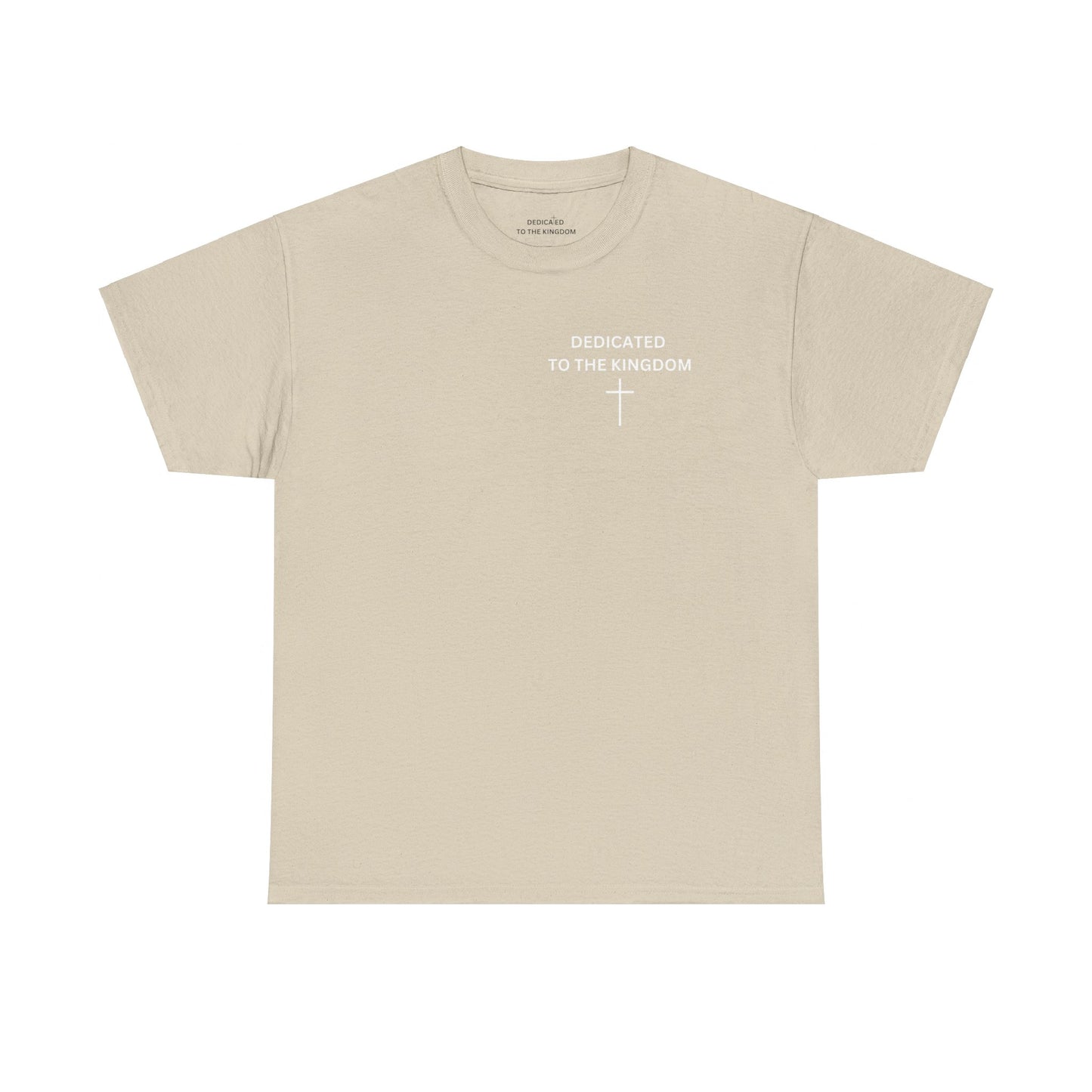 Dedicated to the Kingdom Small Print Tee (Sand)