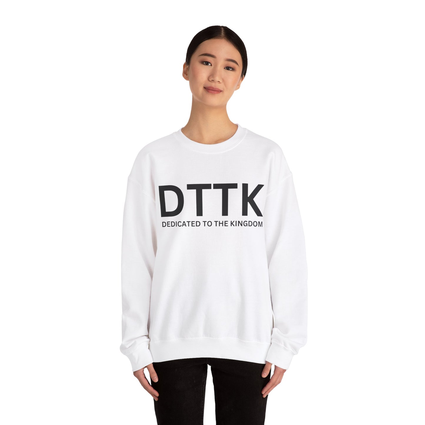 White DTTK (Dedicated to the Kingdom) Crewneck