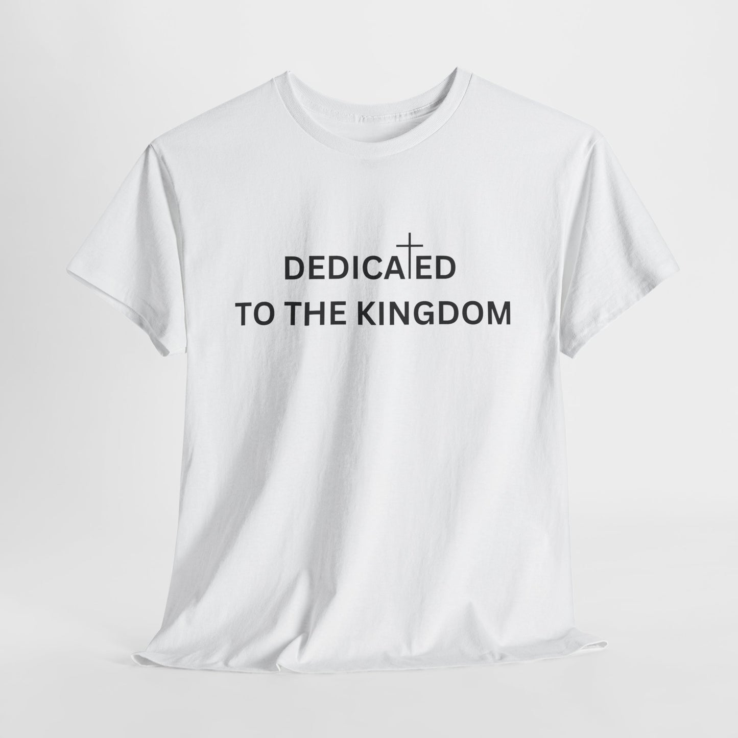 White Dedicated to the Kingdom Tee (Luke 17:21)