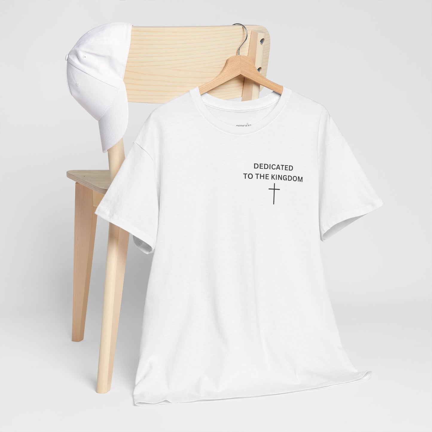 Dedicated to the Kingdom Small Print Tee (White)